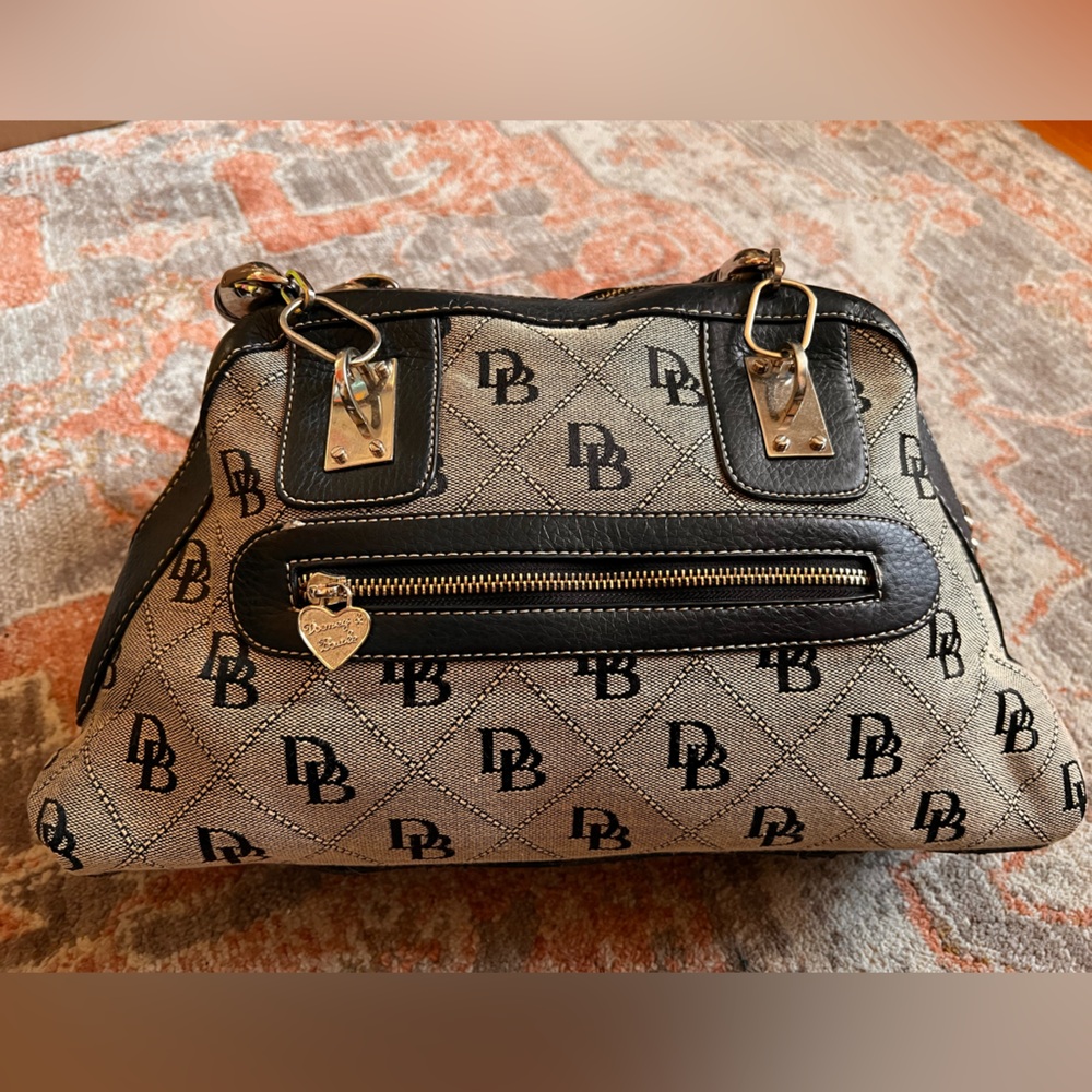 Dooney & Bourke Handbag with Logo Pattern
